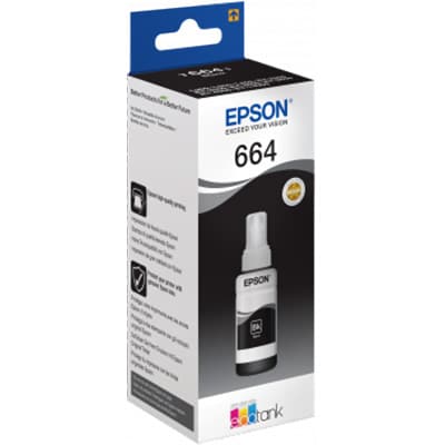Tinta Epson para Impresoras Eco Tank. Color Negro para serigrafía