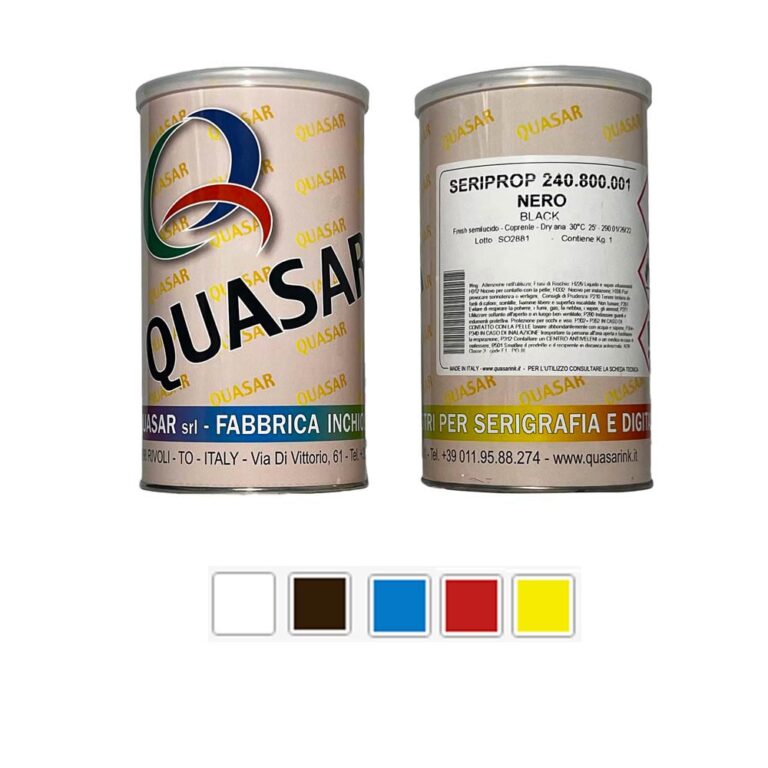 Colección de colores de serigrafía Seriprop Quasar base disolvente